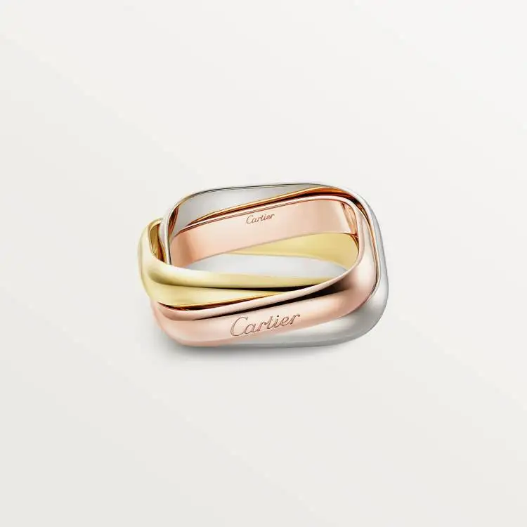 Fake cartier trinity ring hot sale