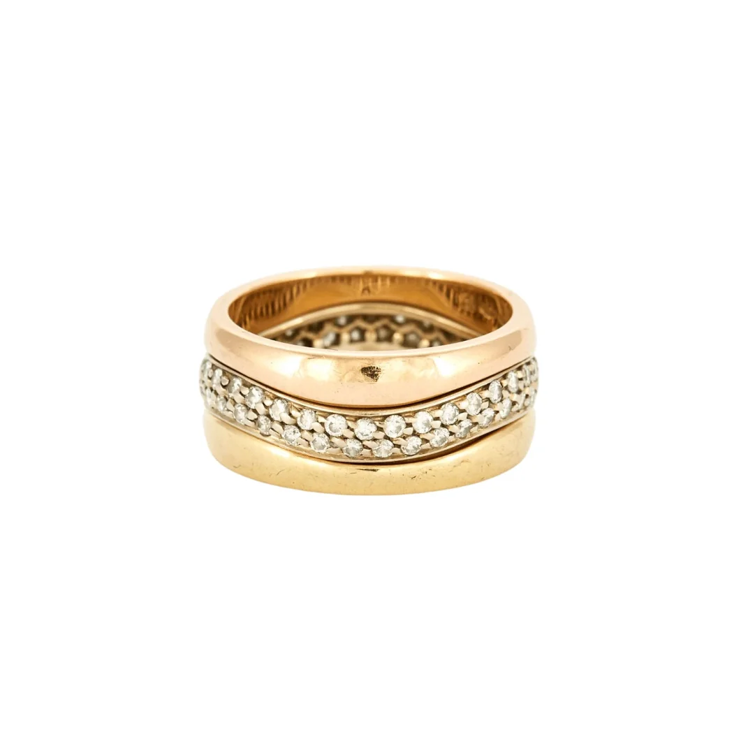 Cartier stackable diamond rings new arrivals