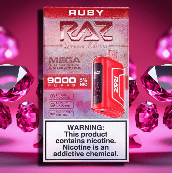 how much is elf bar vape Polar Ice Raz Tn9000 Disposable Vape Ruby Raz TN9000 Disposable Vape main image 0