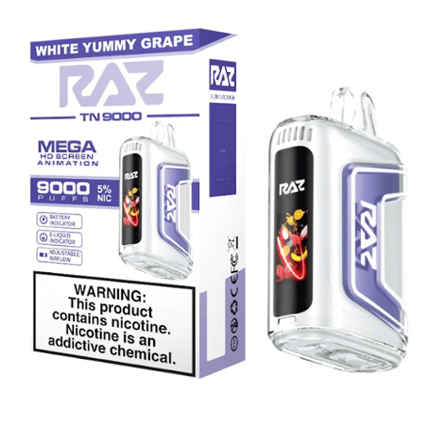 RAZ TN9000 White Gummy Grape
