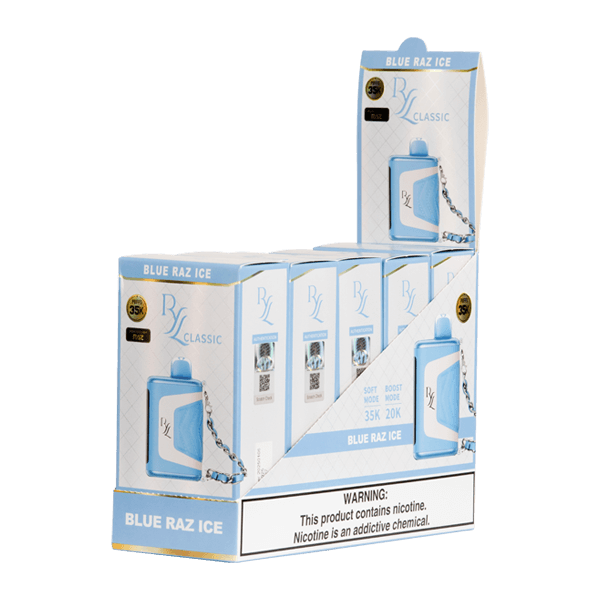 Blue Raz Ice Flavor Raz RYL Classic 35k Disposable Vape - Raz Vapes