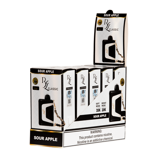 Sour Apple Flavor Raz RYL Classic 35k Disposable Vape - Raz Vapes