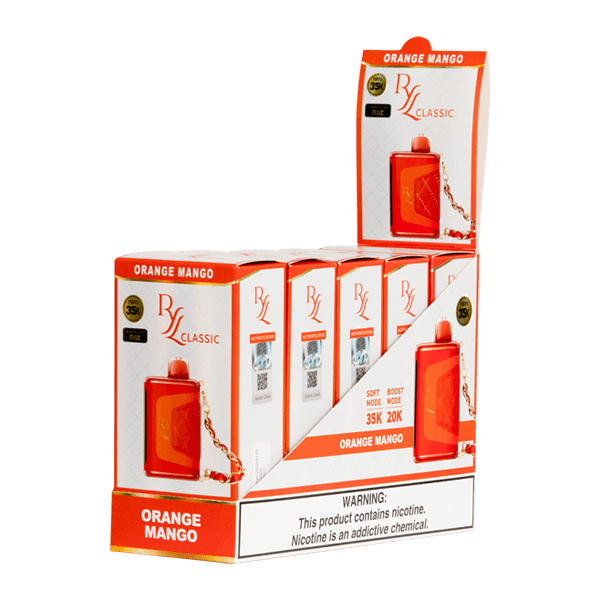 Orange Mango Flavor Raz RYL Classic 35k Disposable Vape - Raz Vapes