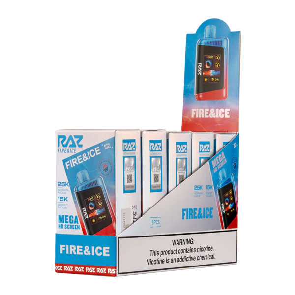 Fire & Ice RAZ DC25000 Disposable Vape - Raz Vapes