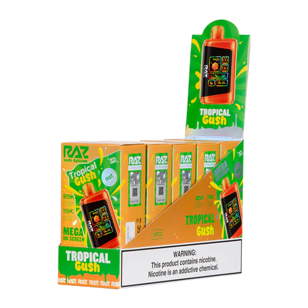 Tropical Gush RAZ DC25000 Disposable Vape - Raz Vapes